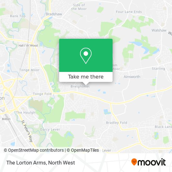 The Lorton Arms map