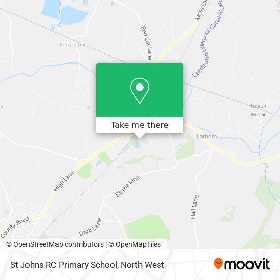 St Johns RC Primary School map