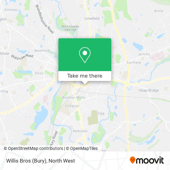 Willis Bros (Bury) map