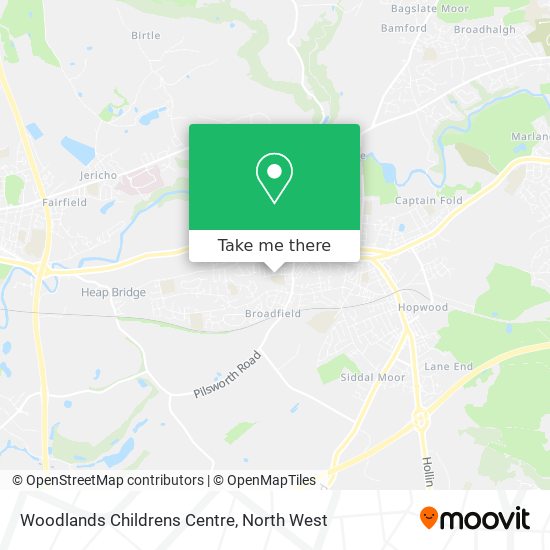 Woodlands Childrens Centre map