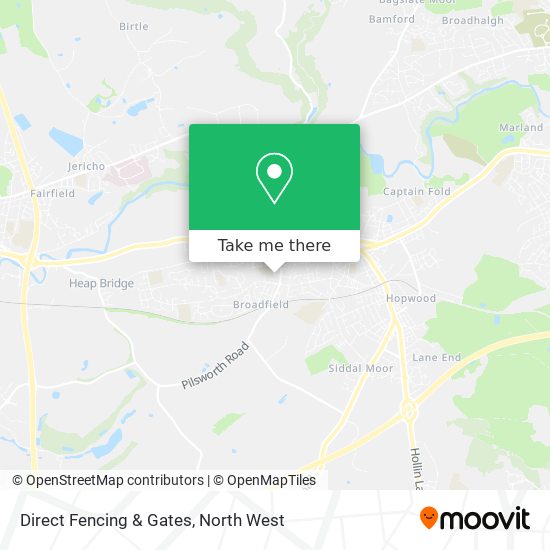 Direct Fencing & Gates map