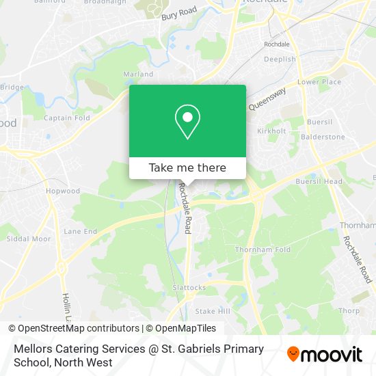 Mellors Catering Services @ St. Gabriels Primary School map