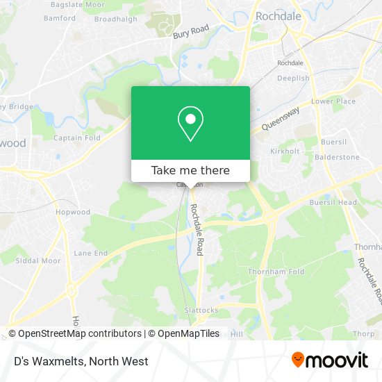D's Waxmelts map