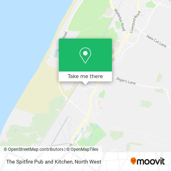 The Spitfire Pub and Kitchen map