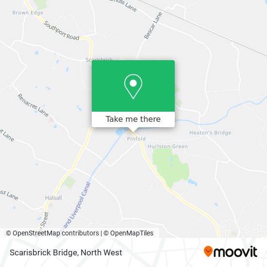 Scarisbrick Bridge map