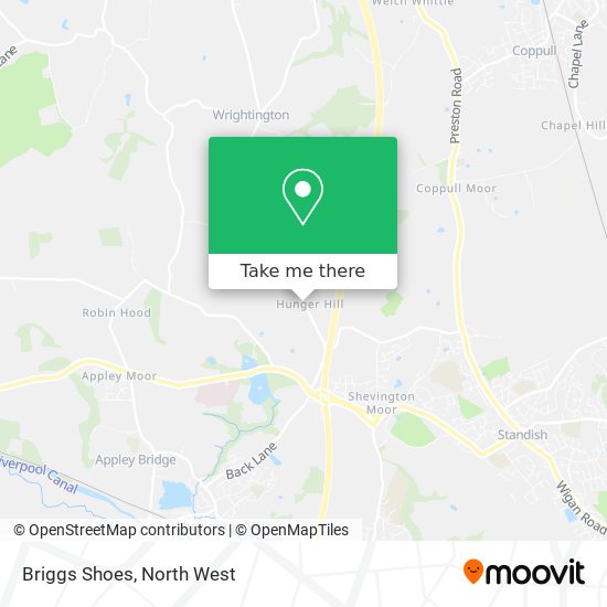 Briggs Shoes map