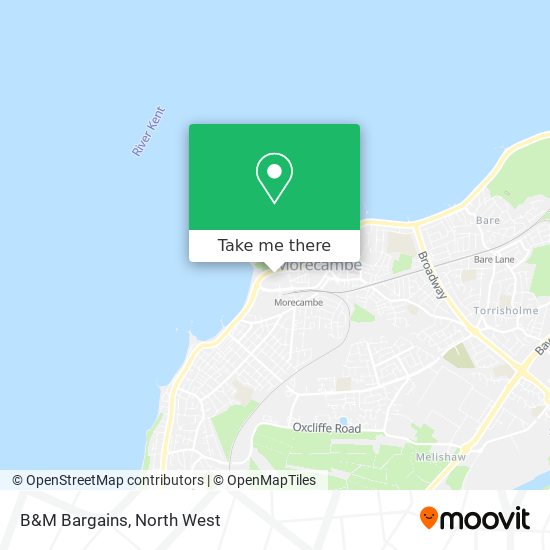 B&M Bargains map