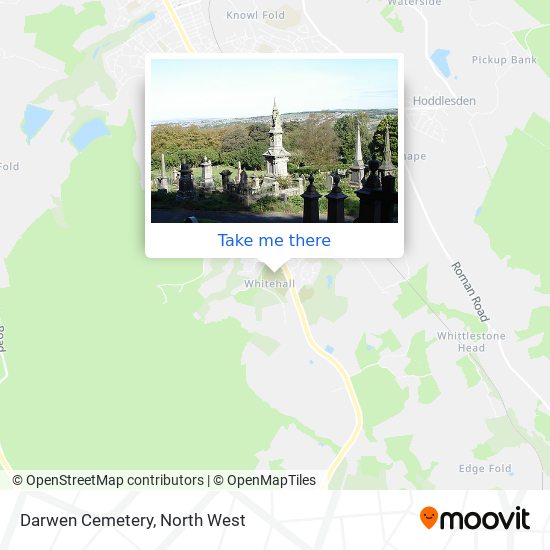 Darwen Cemetery map