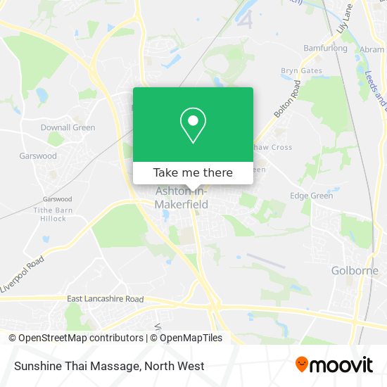 Sunshine Thai Massage map