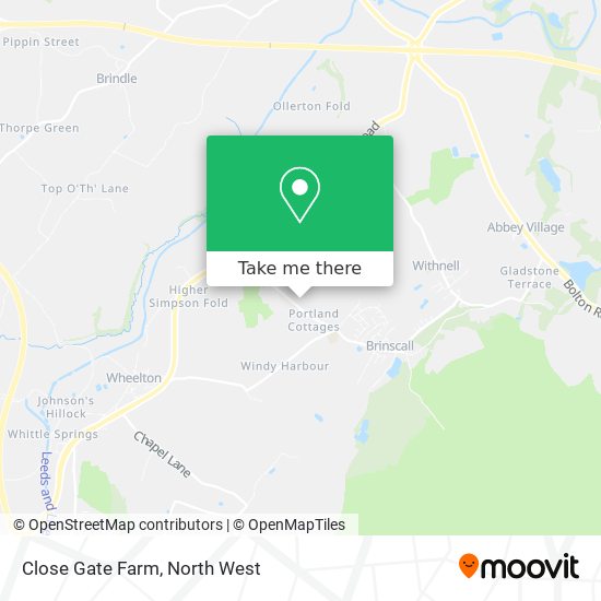 Close Gate Farm map