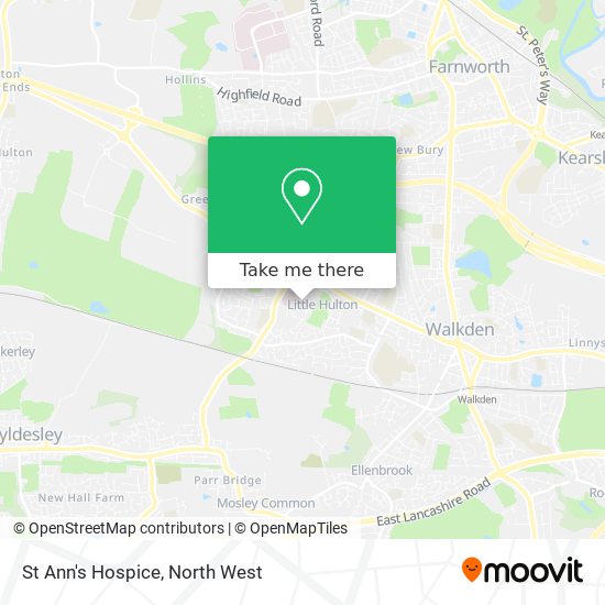 St Ann's Hospice map