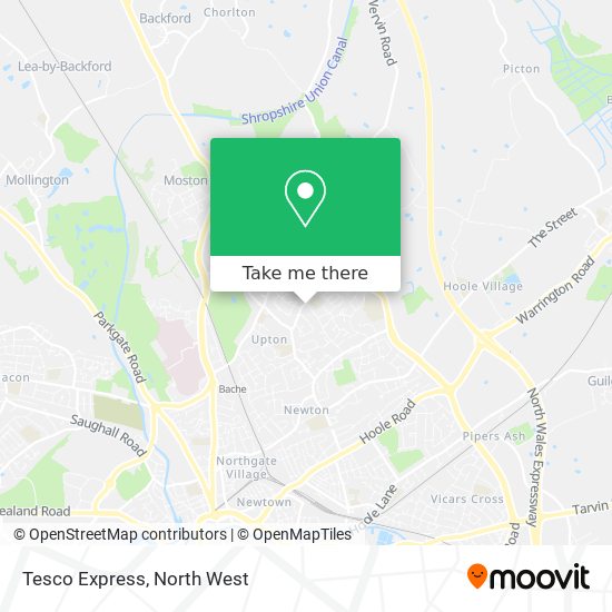 Tesco Express map