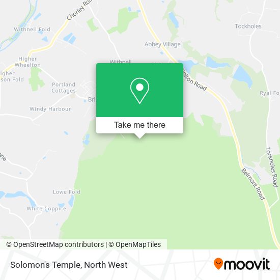 Solomon's Temple map