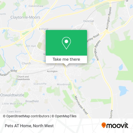 Pets AT Home map