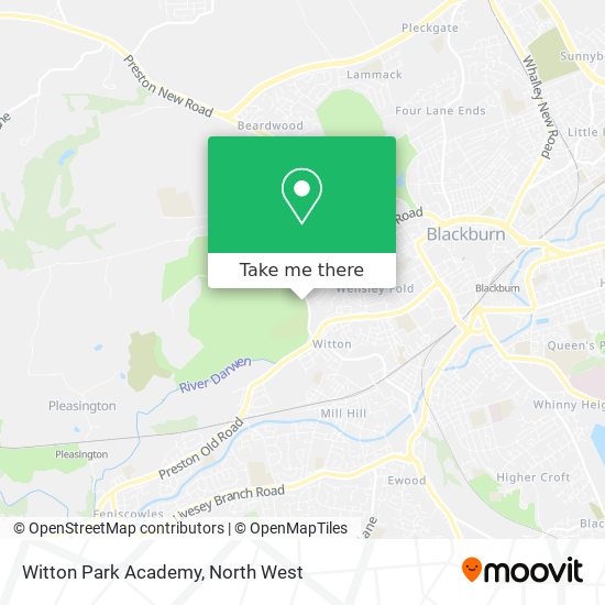 Witton Park Academy map