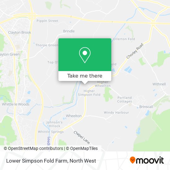 Lower Simpson Fold Farm map