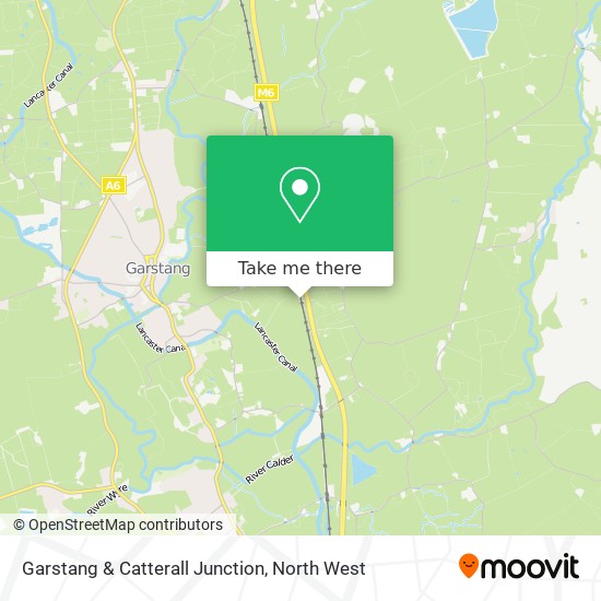 Garstang & Catterall Junction map