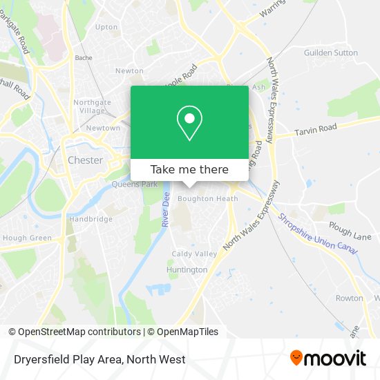 Dryersfield Play Area map