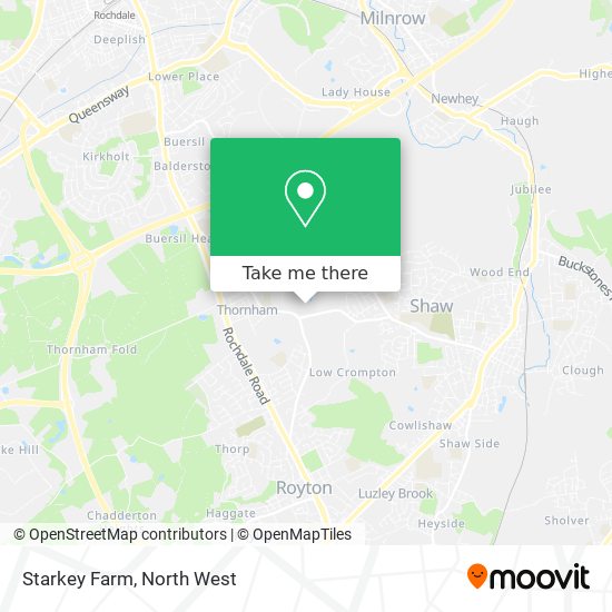 Starkey Farm map