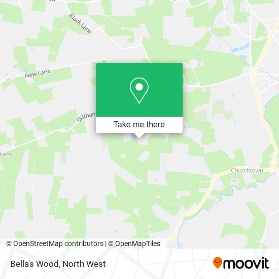 Bella's Wood map