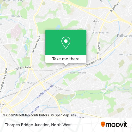 Thorpes Bridge Junction map