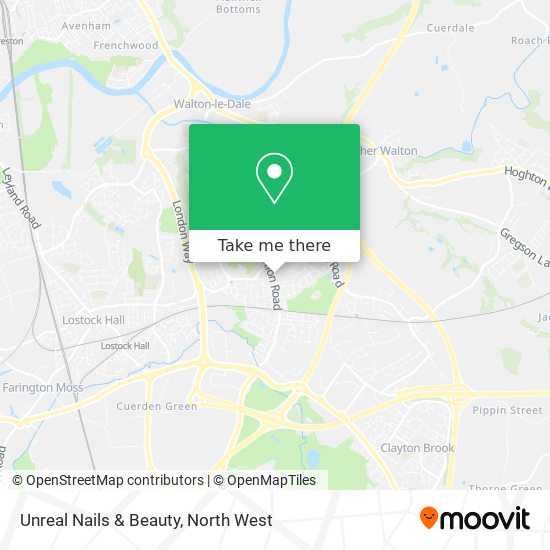 Unreal Nails & Beauty map