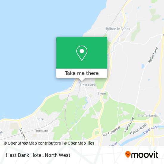 Hest Bank Hotel map