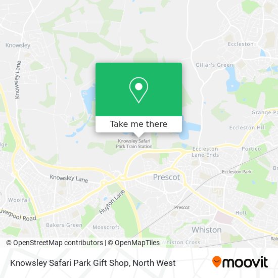Knowsley Safari Park Gift Shop map