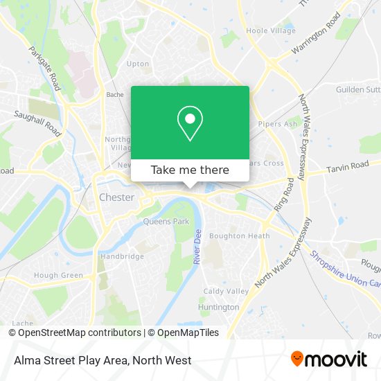 Alma Street Play Area map