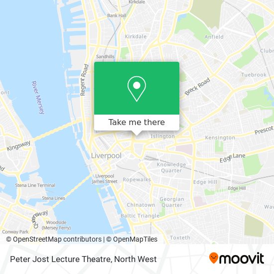 Peter Jost Lecture Theatre map