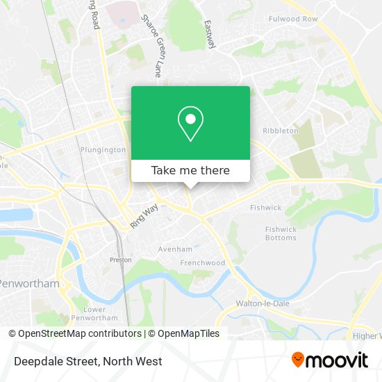 Deepdale Street map