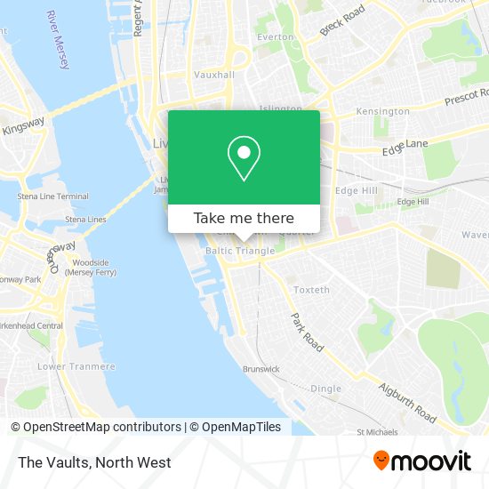 The Vaults map