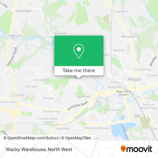 Wacky Warehouse map