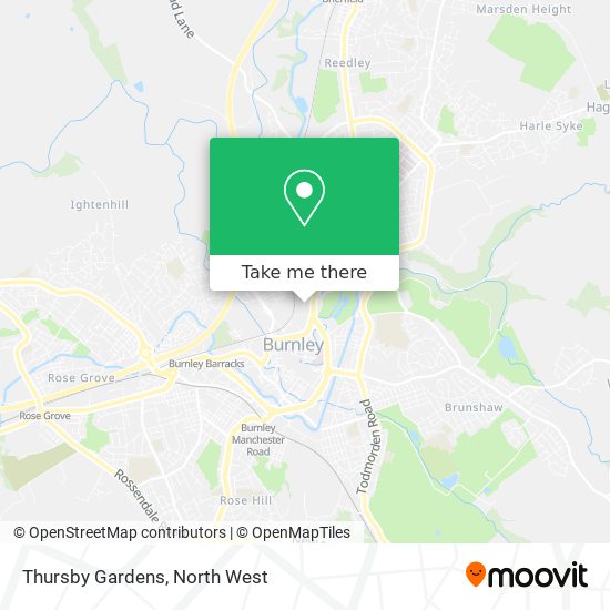 Thursby Gardens map