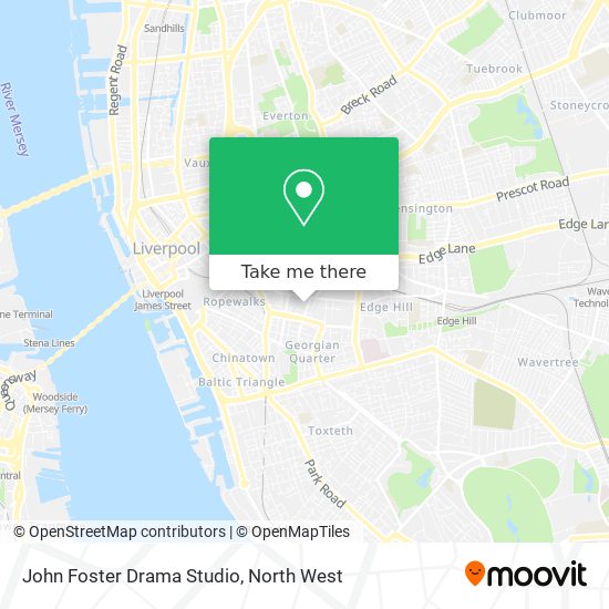John Foster Drama Studio map
