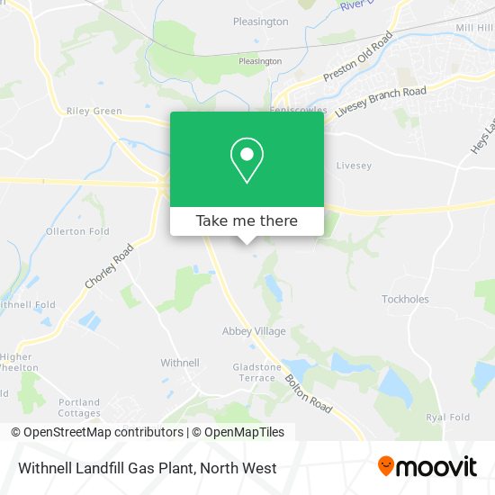 Withnell Landfill Gas Plant map