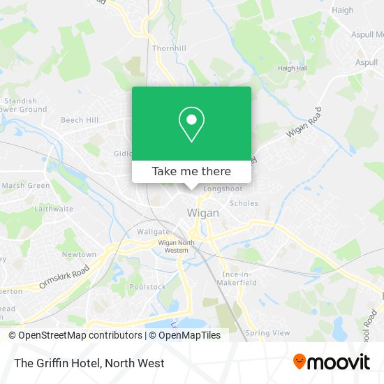 The Griffin Hotel map