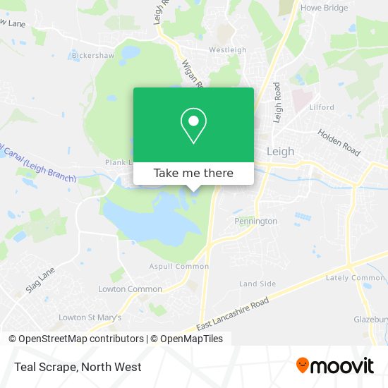 Teal Scrape map