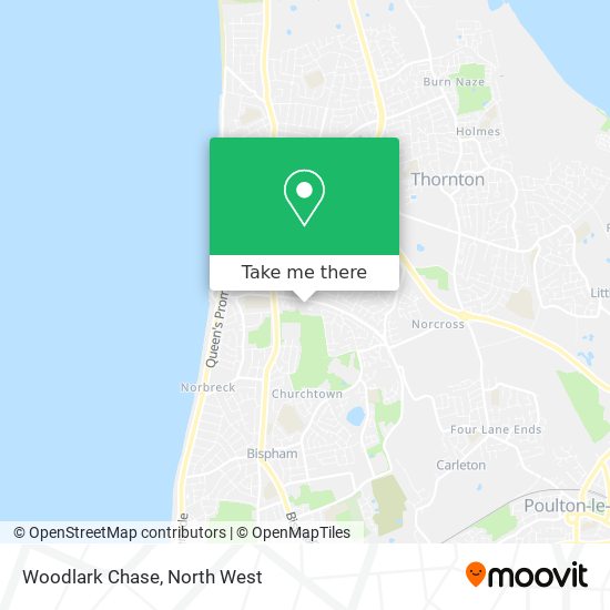 Woodlark Chase map