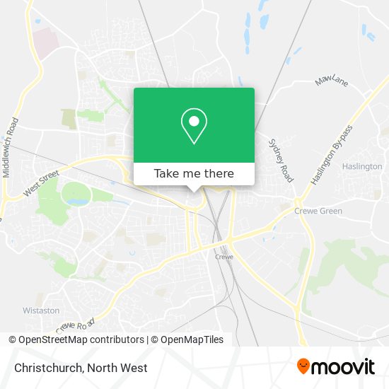 Christchurch map