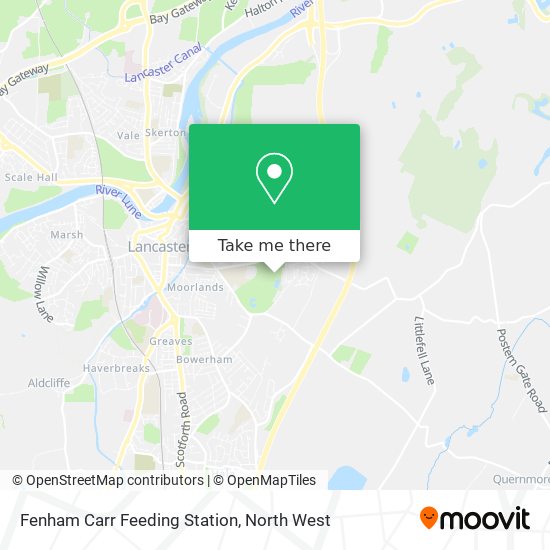 Fenham Carr Feeding Station map