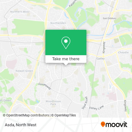 Asda map