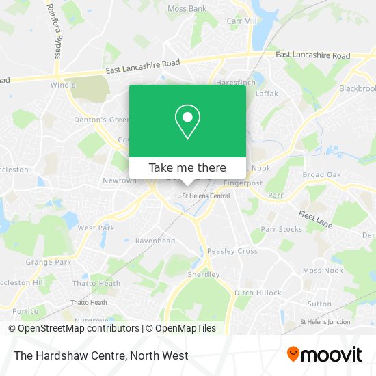 The Hardshaw Centre map