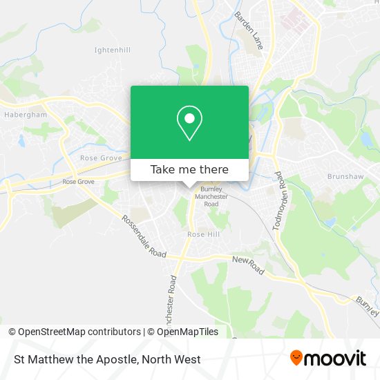 St Matthew the Apostle map