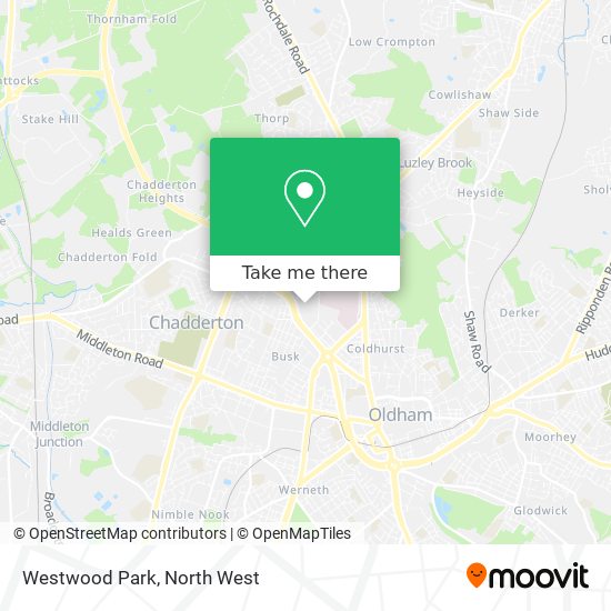 Westwood Park map