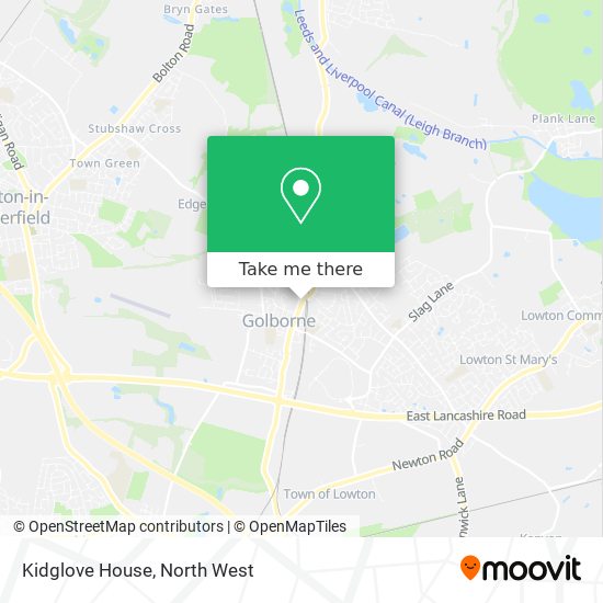 Kidglove House map
