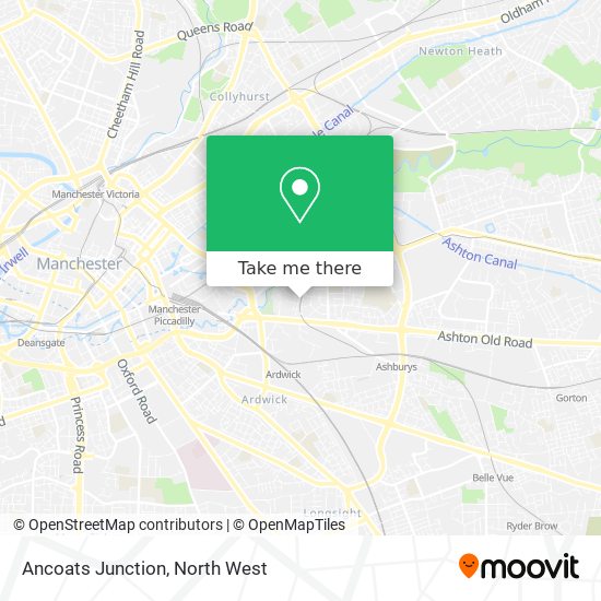Ancoats Junction map