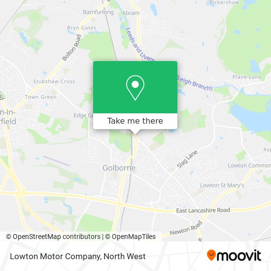 Lowton Motor Company map