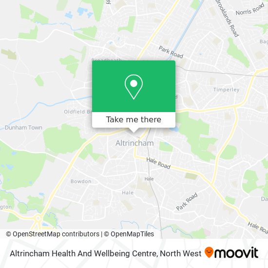 Altrincham Health And Wellbeing Centre map