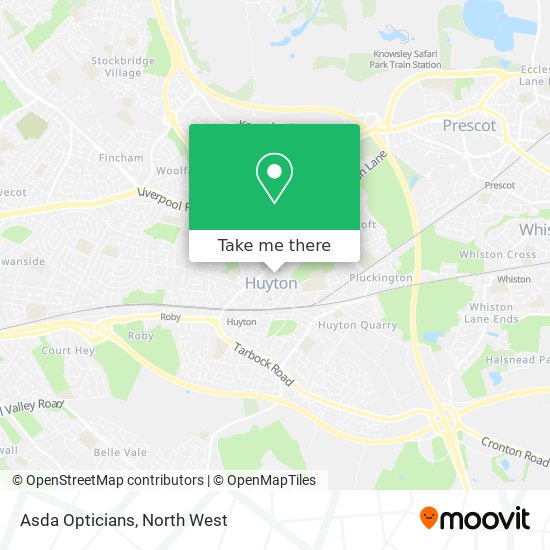 Asda Opticians map